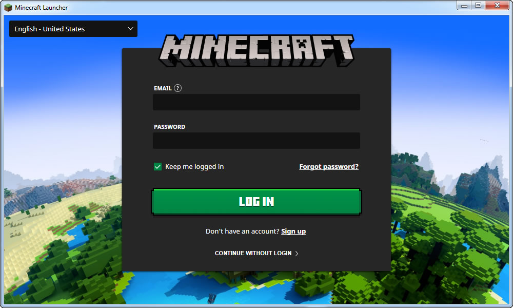 open the menu on minecraft for mac